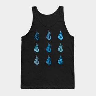 Eating Disorder Recovery Blue Sticker Pack Tank Top